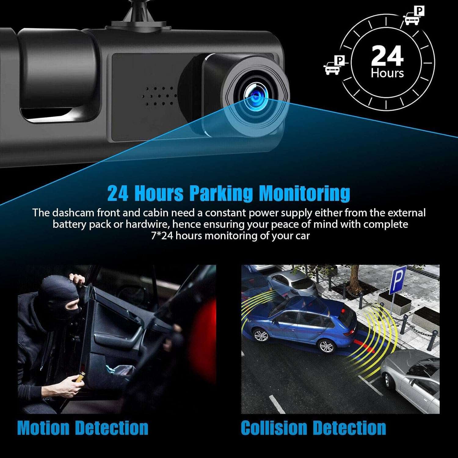 Car Dash Cam 2K Ultra HD Clear View 180° -Sony Lens, Cmos Sensor. Tasslock - Image 14