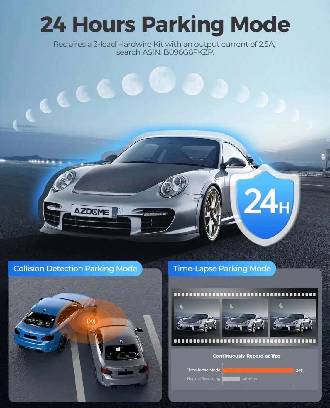 Car Dash Cam 2K Ultra HD Clear View 180° -Sony Lens, Cmos Sensor. Tasslock - Image 9